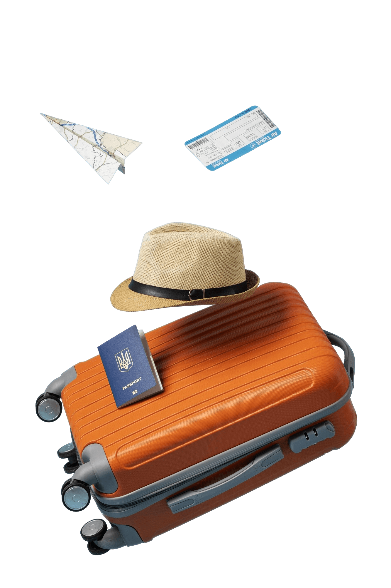 Orange Travel Bag