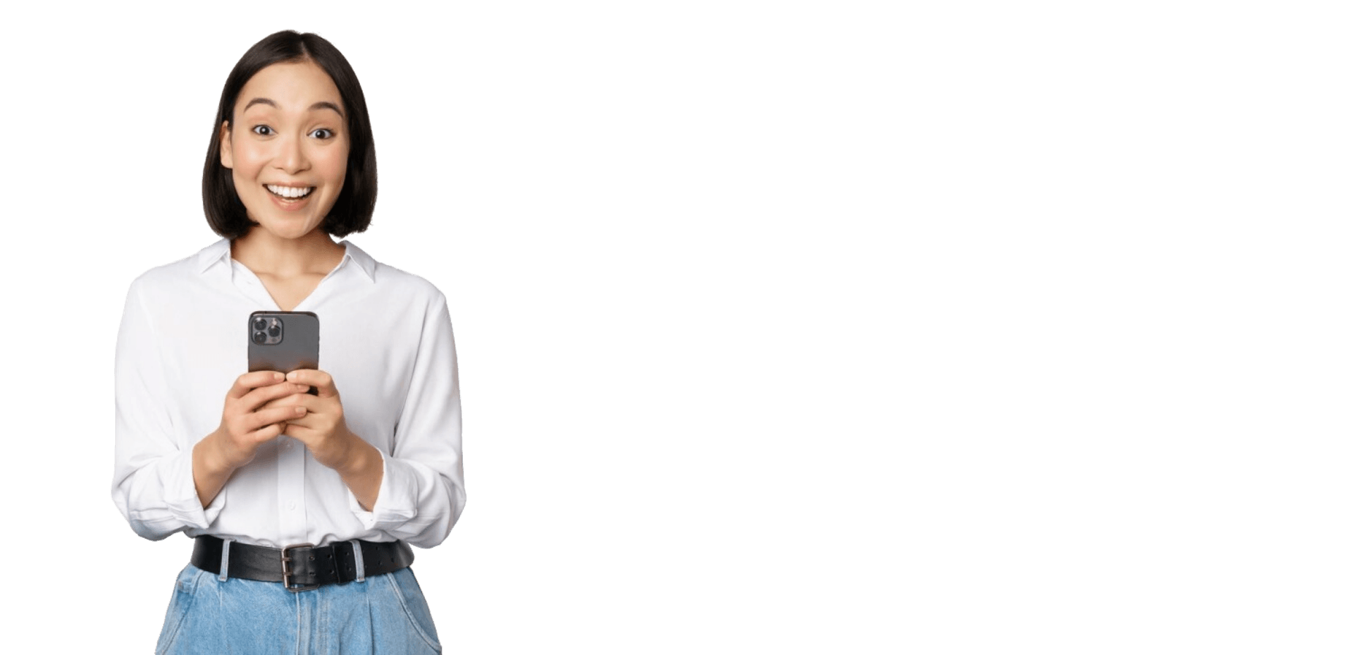 Girl with phone